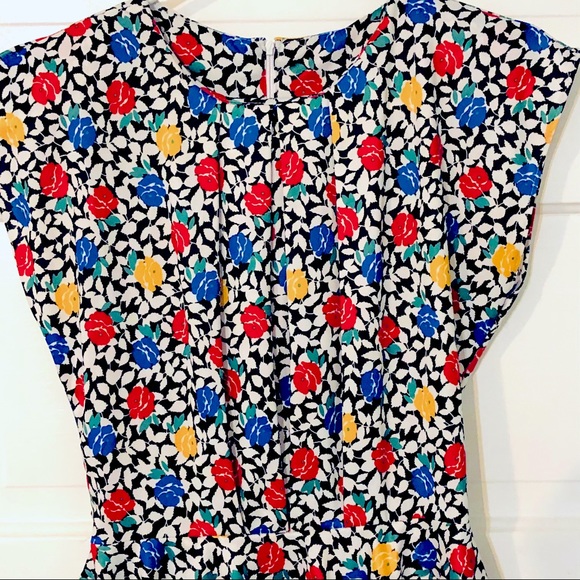 Vintage Midi Floral Isadora New York Dress - Picture 5 of 7